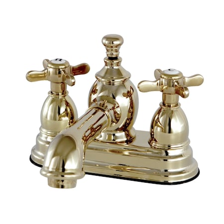 Kingston Brass KS7002BEX 4" Centerset Bathroom Faucet, Polished Brass KS7002BEX